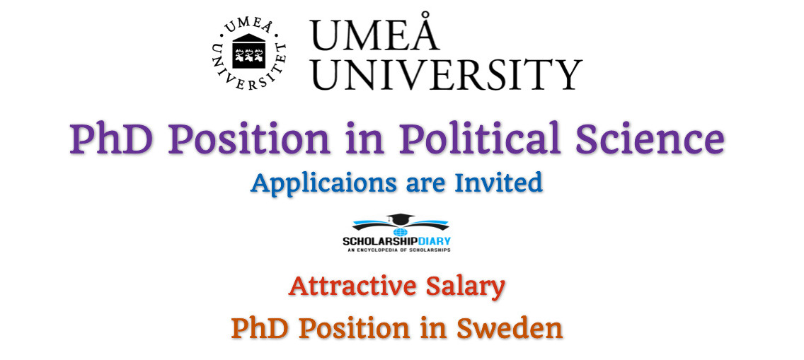 phd position in political science in sweden
