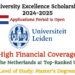Leiden University Excellence Scholarship (LExS) 2024-2025 for Master’s Degrees in The Netherlands (High Financial Coverage)